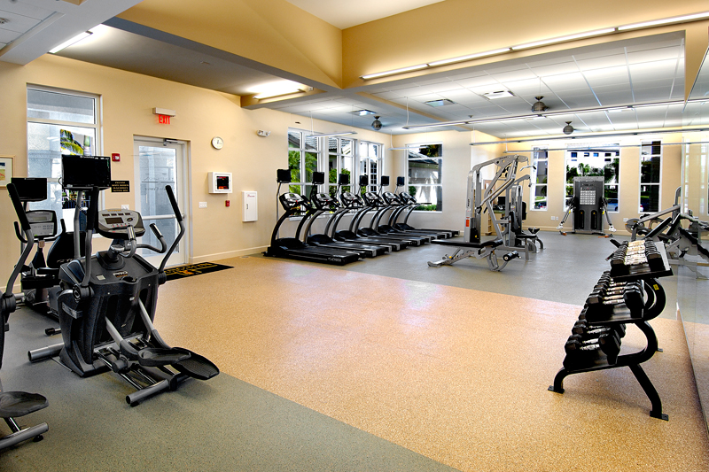 Athletic Gym Commercial Architectural Photography in Austin by Doug Heslep Photography